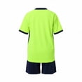 thumbnail image 3 of ITSAME Girls Athletic Outfits 2-Piece Quick-Dry T-Shirt & Shorts Football Training Sport Set Green Size 3, 3 of 8