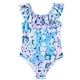 thumbnail image 1 of Traje de baño de una pieza para niña Angel Season con volantes florales, 4T, 1 of 5