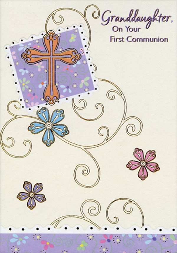 Religious Easter First Communion Wedding Greeting Card MINI CARD 
