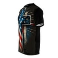 thumbnail image 3 of American Patriot cross AOP unisex T-shirt., 3 of 7