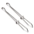 thumbnail image 2 of Peggybyg 2Pcs Drawstring Threader Metal Elastic Band Tape Punch Cross Stitch Threader Wear Rope Elastic Clamp for Wear Rope Sewing, 2 of 6