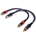 thumbnail image 4 of CESS-163-2f Cable de conexión de audio RCA premium de 12 AWG de bajo ruido y alta resistencia (2 pies), 4 of 4