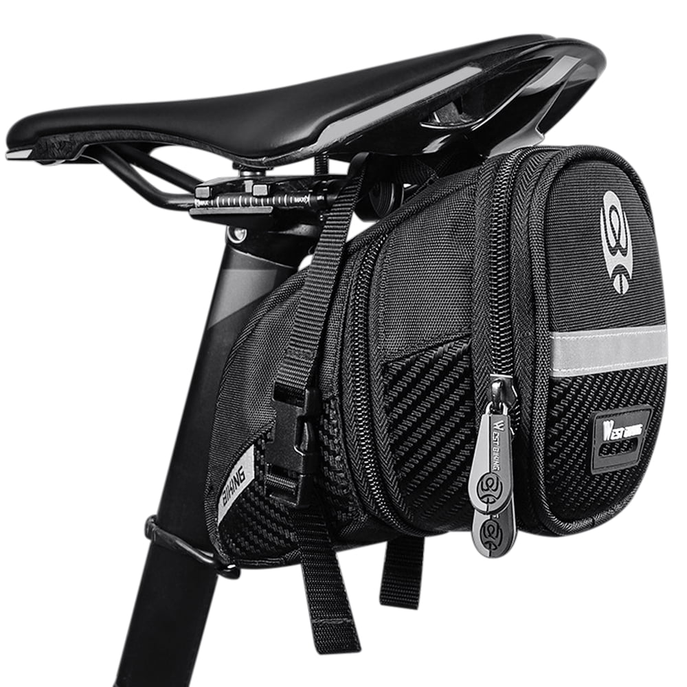Details about / Rear Bicycle Rear Bag Bag Pouch Sturdy Durable Black Portable Bike High Quality