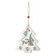thumbnail image 1 of Inteprter Colgante de Diseño hueco Estrella Árbol de Navidad Adornos colgantes Placa Puerta Letrero Colgador Decoración Hogar Boda Regalos de Kits de decoración para fiestas Árbol de Navidad Inteprter HA069600-02, 1 of 6