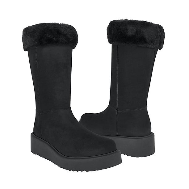 BOTAS STYLO MUJER 19661 SUEDE NEGRO