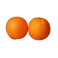thumbnail image 2 of Baohd 3 Pieces Artificial Orange Simulation Fruit Photography Sketching Fake Foam Props Ornament Accessory Home Kitchen, 2 of 4
