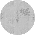 thumbnail image 1 of Ahgly Company Indoor Round Abstract Gray Modern Area Rugs, 8' Round, 1 of 4