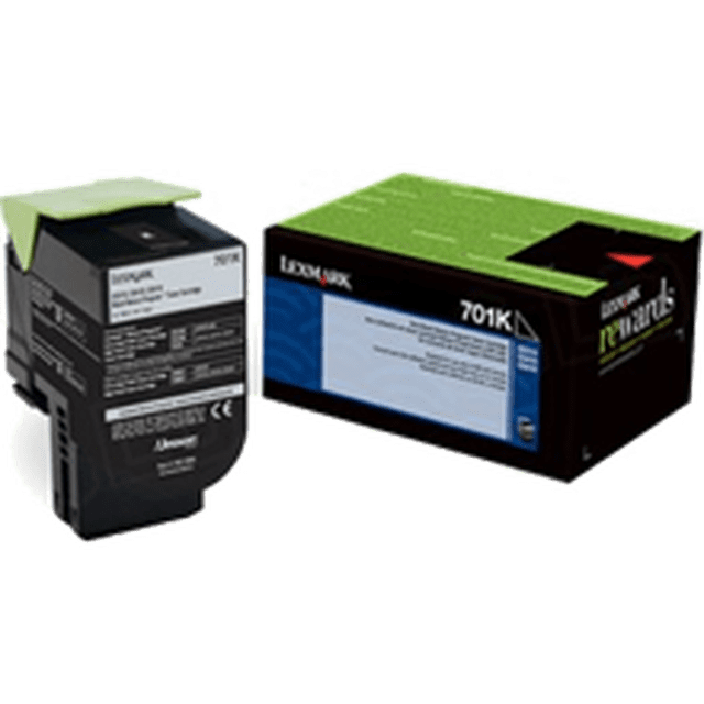 Cartouche de Toner Laser Originale LEXMARK 70C10K0 Noire pour LEXMARK / IBM CS-310DN