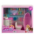 thumbnail image 6 of Barbie World Bathtime Toy Playset with 19 Dollhouse Accessories [Walmart Exclusive], 6 of 7