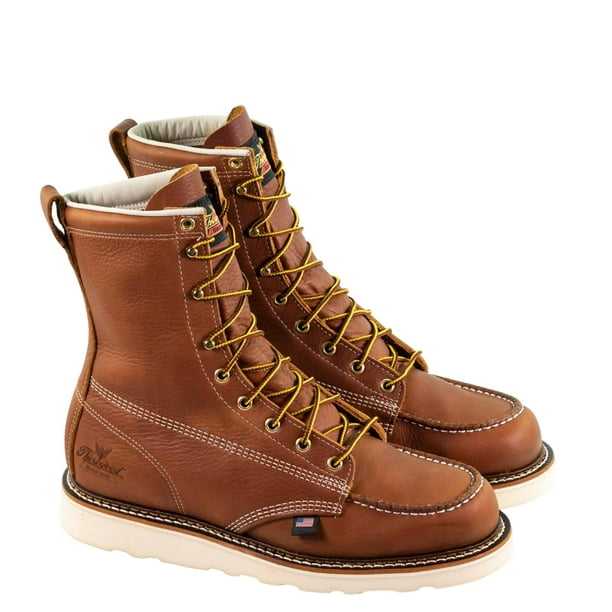 Botas de trabajo Thorogood American Heritage de 8 pulgadas con punta moc para hombre