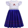 thumbnail image 5 of Girls Kids Mirabel Costume Flying Sleeves Dress Halloween Cosplay Casual Outfits, 5 of 6