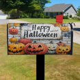 thumbnail image 3 of Happy Halloween Evil Pumpkin Fall Mailbox Covers,Magnetic 18x21 Inch Mailbox Wrap Waterproof Durable Halloween Box Wraps for Rustic Farmhouse Home Decorative, 3 of 5