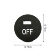 thumbnail image 3 of Climate Control Panel Button Front Push Button Replacement for Control Panel Push 5 Series E60 E61 2003-2010, Off Button, 3 of 8