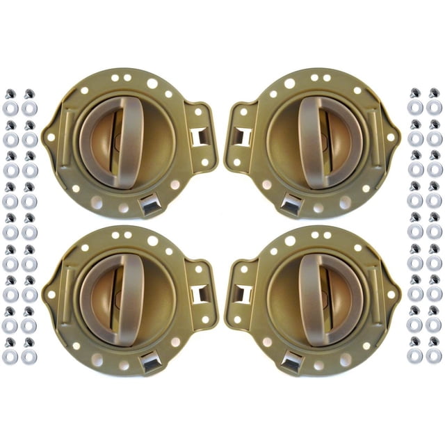 PT Auto Warehouse CH-2823E-QP - Poignée de Porte Intérieure, Kaki - Ensemble de 4