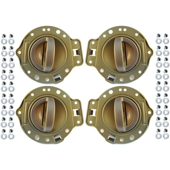 PT Auto Warehouse CH-2823E-QP - Poignée de Porte Intérieure, Kaki - Ensemble de 4