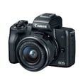 thumbnail image 2 of Canon EOS M50 Mirrorless Camera Body, 24.1MP APS-C, 4K Video, Dual Pixel AF, Black (International Model), 2 of 5
