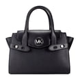 thumbnail image 1 of Bolsa Michael Kors Carmen Medium Satchel Belted Cuero Negro, 1 of 5