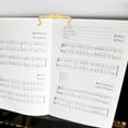 thumbnail image 5 of WORGEOUS 2pcs Musical Book Clip Musical Score Clip Metal Iron Sheet Music Clip Page Holder, 5 of 8