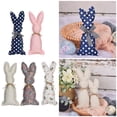 thumbnail image 6 of 5x Cute Cloth Rabbit Easter Figure Farmer Bunny for Photo Prop Party Decor, 6 of 6