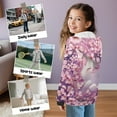 thumbnail image 2 of KUIFORTI Flower Cat Cute Hoodies for Girls 6-7 Polyester Active Performance Zip Up Hoodies for Girls Warm Soft Fall Fashion Outfits Winter Clothes for Outdoor Activities, 2 of 6