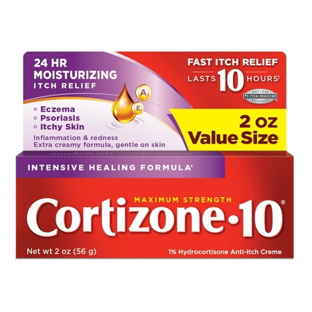 Cortizone 10 Intensive Healing Anti-Itch Crème 2oz, Value (Best Jock Itch Cream In India)