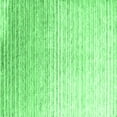 thumbnail image 1 of Ahgly Company Indoor Square Abstract Emerald Green Contemporary Area Rugs, 3' Square, 1 of 4
