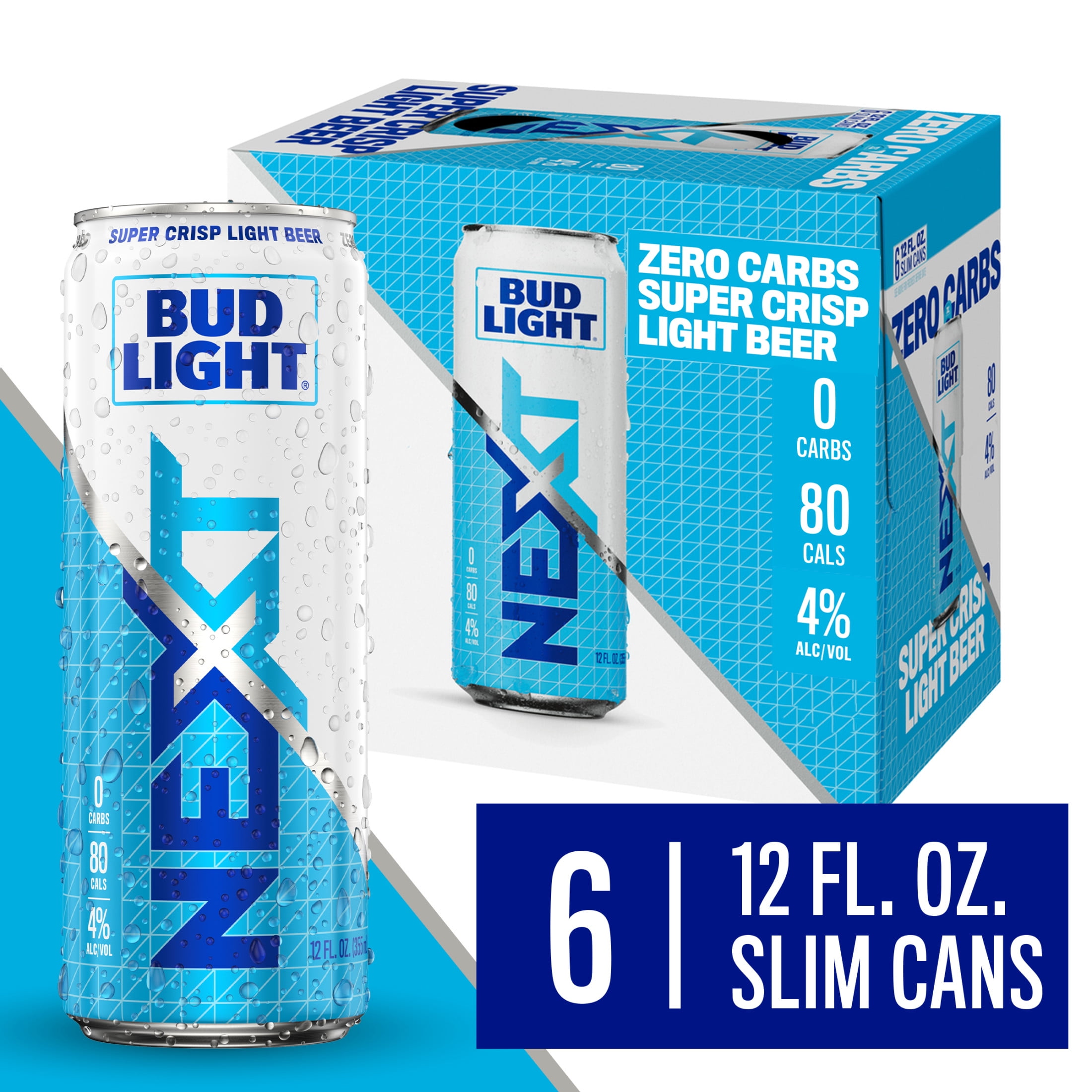 Bud Light NEXT Beer, 6 Pack Light Beer, 12 FL OZ Ubuy Denmark
