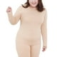 thumbnail image 1 of Jumpingount Ropa interior térmica, ropa interior elástica para mujer, ropa cálida de manga larga para otoño, ropa interior elástica para conjuntos de ropa Color de piel L, 1 of 6