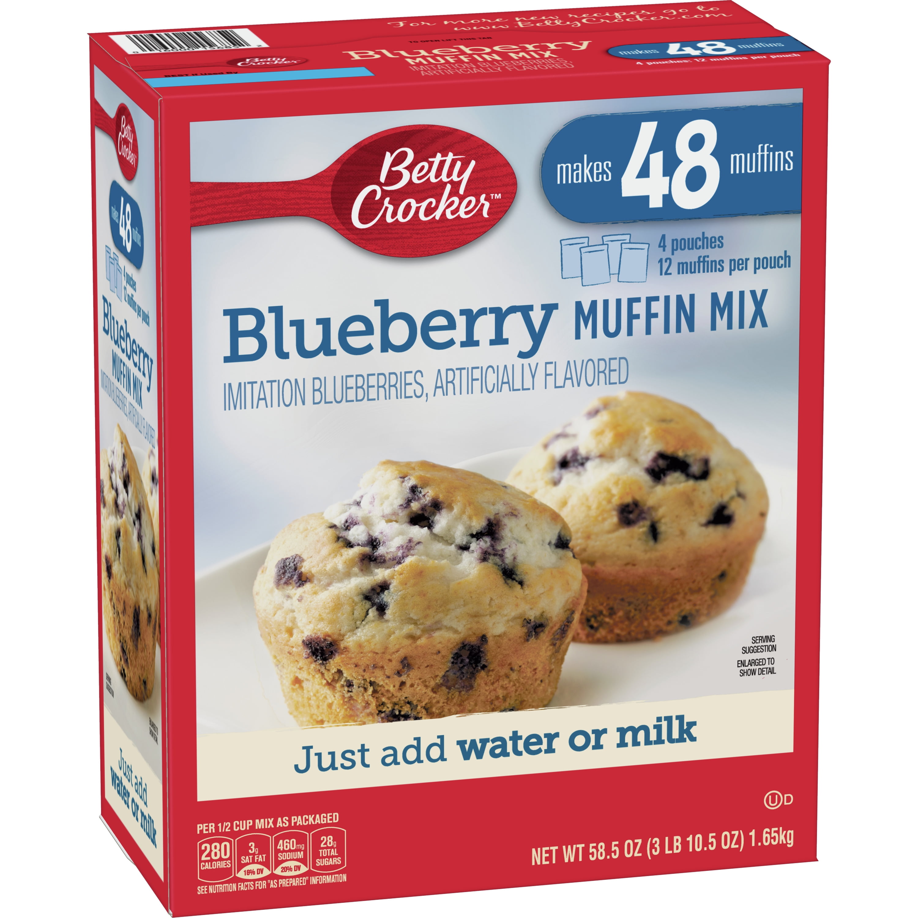 Betty Crocker Blueberry Muffin Mix, 58.5 oz