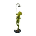 thumbnail image 4 of Estatua de rana, adorno de animal, artesanía, colección creativa, obra de arte, escultura de rana para ducha, figura de resina para estante, gabinete, 4 of 8
