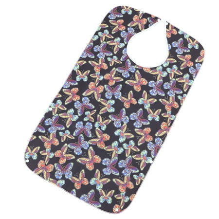 

NUOLUX Bib Adult Bibs Waterproof Protector Washable Clothing Dining Eating Mealtime Patient Apron Absorbent Drool