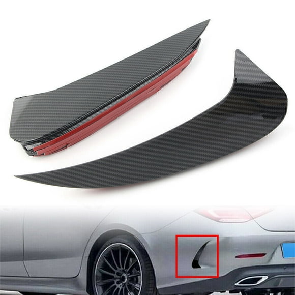 2pcs Rear Bumper Splitter Bodykit Fins for Mercedes-Benz C257 CLS450 CLS53 2018-2020-