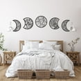 thumbnail image 1 of 5 Pzas Decoración Negra de Luna Montada en la Pared 3D Fase Lunar Decoración Espiritual para Recámara Adorno de Madera Apariencia Lunar Diseño Natural Decoración Nórdica Lunar para Decoración Navideñ, 1 of 11