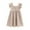 Beige, variant on Coerni Toddler Baby Girls Sleeveless Ruffle Dress Kids Corduroy Retro Dresses A Line Casual Princess Trendy Clothes Elegant Skirt