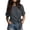 Blue, variant on Womens Summer Tops Bow Tie Waist Blouses Crew Neck Short Sleeve Basic Top Shirts Cute Fashion Tees
