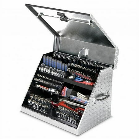 UPC: 0067472196402 | Montezuma 26  x 18  Triangle Toolbox (aluminum  brite)