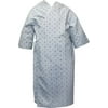 1 Dozen Diamond Print Unisex Front Opening Hospital Gown