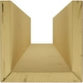 thumbnail image 6 of Ekena Millwork 6"W x 12"H x 18'L 3-Sided (U-beam) Rough Sawn Endurathane Faux Wood Ceiling Beam, Premium Aged, 6 of 12