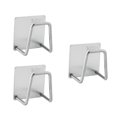 thumbnail image 1 of OUSITAID 3Pcs Sponges Holder Punch Free Good Load Capacity Stainless Steel Sponges Drain Drying Rack, 1 of 8