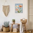 thumbnail image 3 of Stupell Industries Modern Pastel Poppy Blooming Trio Gray Framed Giclee Art, 11 x 14, by The Prints Vibe, 3 of 8