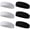 black+white, variant on 6Pcs Sports Sweatbands, Elastic Cotton Headbands for Men & Women, Absorbent