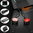 thumbnail image 4 of Juego de luces LED para bicicleta, potente kit de iluminación, resistente al agua IPX5, recargable por USB, delanteras y traseras, para carretera, para hombres, mujeres y niños, 4/6 modos., 4 of 5
