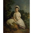 thumbnail image 3 of Thomas Gainsborough 20x24 Black Modern Framed Museum Art Print Titled - Portrait of Isabelle Bell Franks, 3 of 5