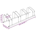 thumbnail image 4 of vidaXL Porte-Vélos pour 4 Vélos Acier Galvanisé, 4 of 4