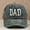 Army Green, variant on Embroidered Baseball Cap for Father's Day Featuring Classic DAD Design on Adjustable Style Hat White,One Size