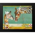 thumbnail image 2 of Anderson, Traci 24x20 Black Modern Framed Museum Art Print Titled - Giraffe and Calf, 2 of 5