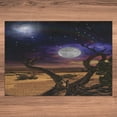 thumbnail image 6 of Ambesonne Moon Jigsaw Puzzle, Desert Night Nebula Stars, Heirloom-Quality Fun Activity for Family Durable Cardboard, 1000 pcs, Caramel Purple, 6 of 6