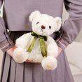 thumbnail image 4 of Oso de peluche de 20 cm con lazo, bonito oso de peluche suave y esponjoso, muñeco clásico para apaciguar, regalo de cumpleaños o boda, 4 of 5
