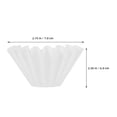 thumbnail image 2 of TEHAUX 100 Pcs Filtre à Café Usage Sûr Blanc pour Cafetière Usage Quotidien, 2 of 8