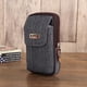thumbnail image 4 of Bolso 5 uds., riñoneras multifunción para hombre, riñonera para teléfono móvil, lona (café), 4 of 5